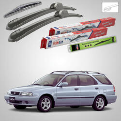 TeamCar Ștergătoare Suzuki Baleno Combi EG 1996-2005 | Set Față și Spate Flat - TeamCar® (TC-SUZBALEG9605500450380F)