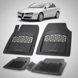 TeamCar Covorase Alfa Romeo 159 Sedan Pre-Facelift Compatibile 2005-2008 | Silver (lkjh2gxds)