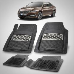 TeamCar® Covorașe Skoda Superb III Liftback Facelift 2019-2024 | Silver Edition - TeamCar® (derqw6tgf132)