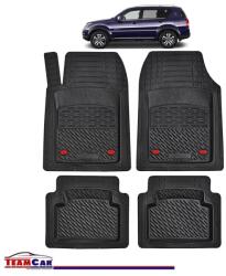 TeamCar Covorase Auto TeamCar® Tip Tavita Compatibile SsangYong Rexton Generatia III (2012-2017) Negru Material Rezistent (SKU-SSANGYONG-0003)