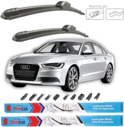 TeamCar Stergatoare Audi A6 (C7, 4G2) 2011-2015 - Set fata Flat (TCD43j74s7n4f3h634)
