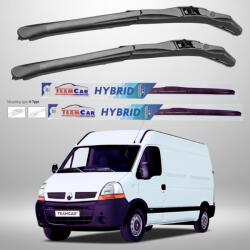 TeamCar Ștergătoare Renault Master Furgon L2H2 (2006-2010) Hibrid | Set față - TeamCar® (20F5h6RRQ113r4W)