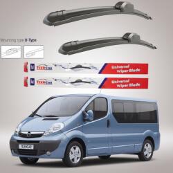 TeamCar Ștergătoare Opel Vivaro Bus L2H1 (2006-2014) Flat | Set față - TeamCar® (OPLX83L2H1FLATSF)