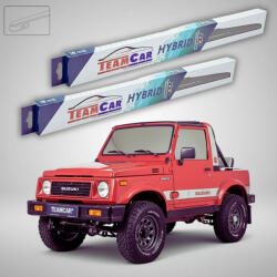 TeamCar Ștergătoare Suzuki Samurai SJ 1987-2004 | Cabrio | Set Față Hibrid - TeamCar® (TC-SUZSAMURAISJ8704300300CH)
