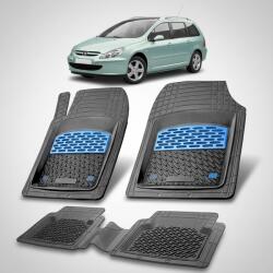 TeamCar Covorase Auto Tip Tavita Compatibile Peugeot 307 SW (2002-2005) Blue (CVRzPEUGEOT307BREAKz2002)