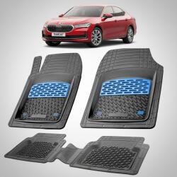 TeamCar Covorașe Skoda Superb IV Liftback 2024+ | Blue Edition - TeamCar® (derqw6tgf1990)