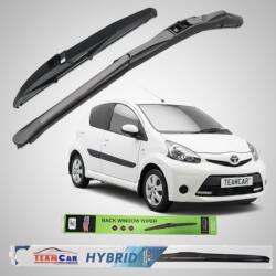 TeamCar Ștergătoare Hibride TeamCar® Toyota Aygo 5 uși (2005-2014) | Set Complet (TCjYA9km6c400)