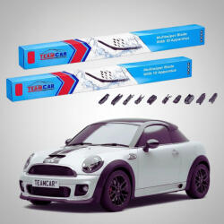 TeamCar Ștergătoare Mini Coupe R58 2011-2015 | Set Față Flat - TeamCar® (TC-MINICOUPER58PINCHTAB500500FU)