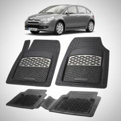 TeamCar Covorase Citroen C4 Hatchback 5 Usi Pre-Facelift Compatibile 2004-2008 | Silver (SFRTGHKLx)