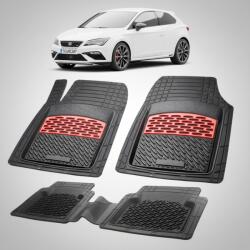 TeamCar Covorase Seat Leon Hatchback 3 Usi Facelift Compatibile 2017-2020 | Red (SEATTOxLED1O)