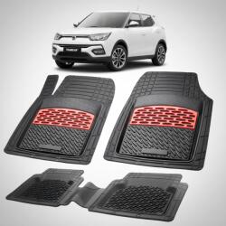 TeamCar Covorase SsangYong Tivoli Compatibile 2015-2023 | Red (SSANGYONGTIVOLIRED001)