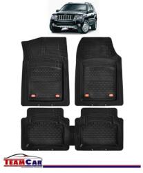 TeamCar Covorase Auto TeamCar® Tip Tavita Compatibile Jeep Grand Cherokee WJ (1999-2004) Negru Material Rezistent (SKU-JJ-0012)