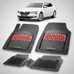 TeamCar Covorașe Skoda Superb III 2015-2023 | Red Edition - TeamCar® (SKU5dSKODA6t0011ytev)