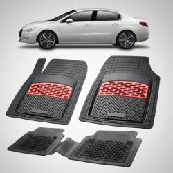 TeamCar® Covorase Auto TeamCar® Tip Tavita Compatibile Peugeot 508 I (2010-2018) Red (CVRdPEUGEOT508Id2010)