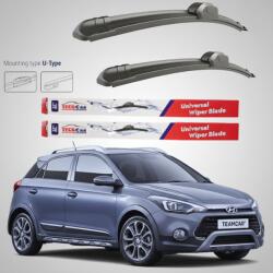 TeamCar Ștergătoare Hyundai i20 Active (2016-2018) Flat | Set față - TeamCar® (TCkI206tg0q400)