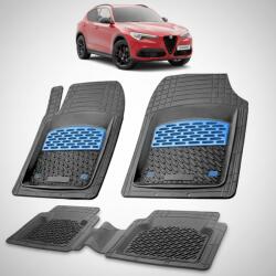 TeamCar® Covorase Alfa Romeo Stelvio SUV Pre-Facelift Compatibile 2017-2020 | Blue (S1TLVIOdWQ)