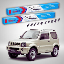 TeamCar Ștergătoare Suzuki Jimny FJ 1998-2018 | Set Față Flat Premium - TeamCar® (TC-SUZJIMNYFJ9818450400FP)