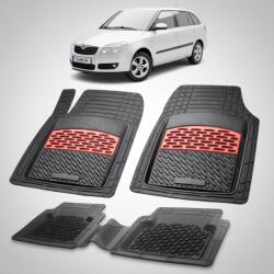 TeamCar Covorașe Skoda Fabia II 2007-2014 | Red Edition - TeamCar® (SKUcxSKODAxc0002jgiry)