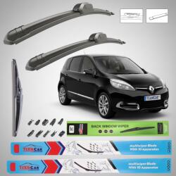 TeamCar Ștergătoare Renault Scenic III Facelift (2012-2016) TeamCar® - Set Complet (RENS66C3PH220122016)