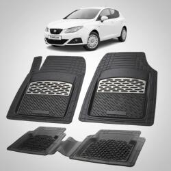 TeamCar Covorase Seat Ibiza Hatchback 5 Usi Compatibile 2008-2012 | Silver (SxEcATTEA1MC)