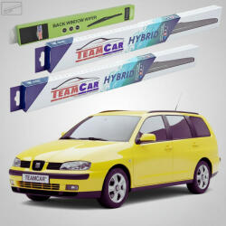 TeamCar Ștergătoare Seat Cordoba Vario 6K5 1996-2002 | Set Față și Spate Hibrid - TeamCar® (TC-CORDOBAVAR6K5HOOK530475275H)