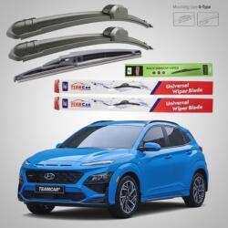 TeamCar Ștergătoare Hyundai Kona (2020-2023) Flat | Set Complet - TeamCar® (TC8KONAhy60t400)