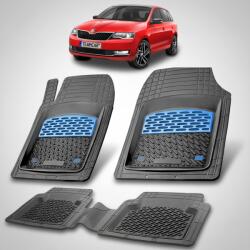 TeamCar Covorase Skoda Rapid I Compatibile Liftback Facelift 2017-2019 | Blue (derqw6tgf153)