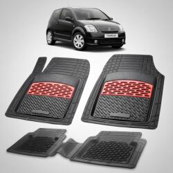 TeamCar® Covorase Citroen C2 Generatia I Compatibile 2003-2009 | Red (LsKJaHGF)