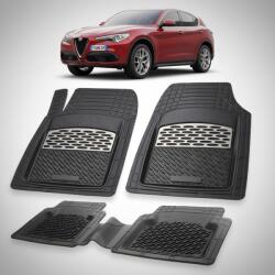 TeamCar Covorase Alfa Romeo Stelvio Generatia I Compatibile 2016+ | Silver (SKUALFA0010itrhg)