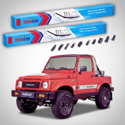 TeamCar Ștergătoare Suzuki Samurai SJ 1987-2004 | Cabrio | Set Față Flat Premium - TeamCar® (TC-SUZSAMURAISJ8704300300CFP)