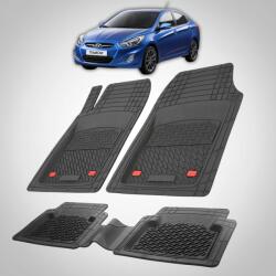 TeamCar Covorase Auto Hyundai Accent IV (RB: 2010-2015) - Cauciuc Tip Tavita-Black (HYUaJUOUa2015)