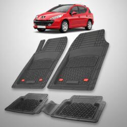 TeamCar Covorase Auto Tip Tavita Compatibile Peugeot 207 SW (2007-2009)-Black (CVRsPESASEOTxx7s2006)