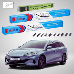 TeamCar Ștergătoare BYD Seal 6 DM-i Touring 2025-2026 | Set Față și Spate Flat - TeamCar® (TC-BYDSEAL6DMITOURINGSLIMPUSHBUTTON650480280FU)