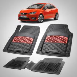 TeamCar Covorase Seat Ibiza Hatchback 3 Usi Facelift Compatibile 2012-2015 | Red (SEAxTcTEAMC1)