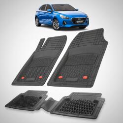TeamCar Covorase Auto Hyundai i30 III (2017-2020) - Cauciuc Tip Tavita -Black (HYU-HYU-2017)