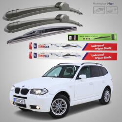 TeamCar Ștergătoare BMW X3 E83 (2006-2010) Facelift Flat | Set Complet - TeamCar® (TCBMWX3E8306100FLSC)