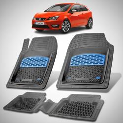 TeamCar® Covorase Seat Ibiza Hatchback 3 Usi Facelift Compatibile 2012-2015 | Blue (SEATxTEAMCa)