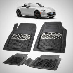TeamCar Covorașe Mazda MX-5 ND Facelift Soft Top 2024-2026 | Silver Edition - TeamCar® (TCMAZDzABT50FL1)