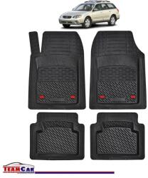 TeamCar® Covorase Auto TeamCar® Tip Tavita Compatibile Subaru Legacy IV (2003-2009) Negru Material Rezistent (SKU-MIX-0013)