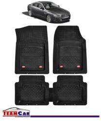 TeamCar Covorase Auto TeamCar® Tip Tavita Compatibile Jaguar XE I (2015+) Negru Material Rezistent (SKU-JJ-0007)