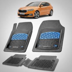 TeamCar® Covorașe Skoda Fabia IV Hatchback 2021-2025 | Blue Edition - TeamCar® (derqw6tgf184)