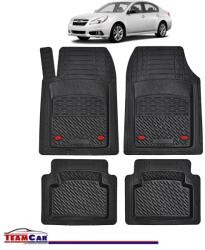 TeamCar Covorase Auto TeamCar® Tip Tavita Compatibile Subaru Legacy VI (2014-2020) Negru Material Rezistent (SKU-MIX-0015)