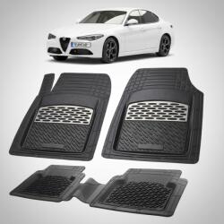 TeamCar Covorase Alfa Romeo Giulia Generatia I Compatibile 2015-2026 | Silver (SKUALFA0009hgtr)