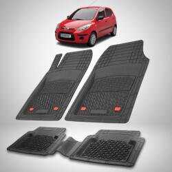 TeamCar® Covorase Auto Hyundai i10 2007-2010 - Cauciuc Tip Tavita-Black (HYUa77wwwra2015)