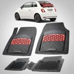 TeamCar® Covorase Fiat 500C (Cabrio) Facelift Compatibile 2015-2024 | Red (FIvvAT3w002p)