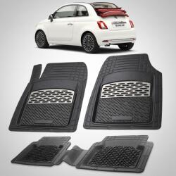 TeamCar® Covorase Fiat 500C (Cabrio) Facelift Compatibile 2015-2024 | Silver (FInnAT3w002p)