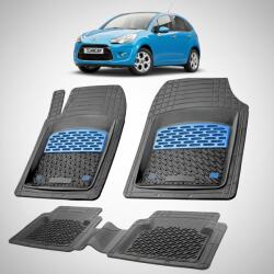 TeamCar Covorase Citroen C3 Hatchback 5 Usi Gen2 Compatibile 2010-2016 | Blue (CITROENC2z)