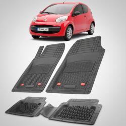 TeamCar® Covorase Citroen C1 Hatchback 3 Usi Pre-Facelift Compatibile 2005-2009 | Black (1zCqITROENq)