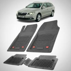TeamCar® Covorașe Skoda Superb II Combi 2013-2015 | Black Edition - TeamCar® (derqw6tgf167)
