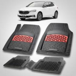 TeamCar Covorașe Skoda Fabia IV Hatchback 2021+ | Red Edition - TeamCar® (SKUdSKODAw0004hgyft)